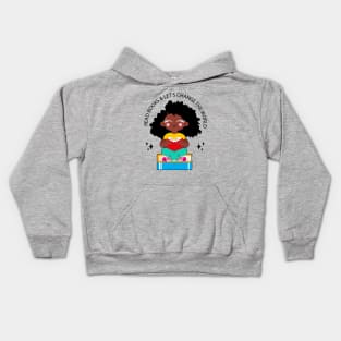 Read books & let's change the world Kids Hoodie